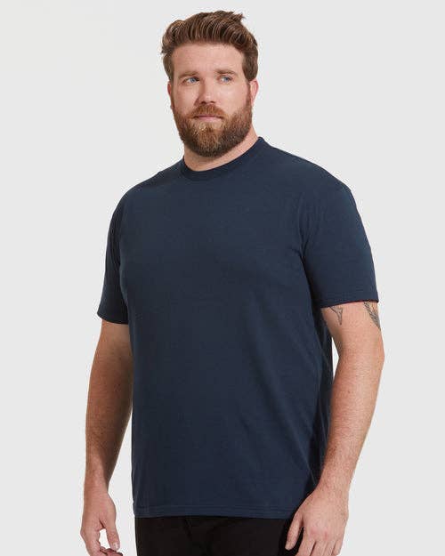 True Classic Premium Fitted Crew Neck T-Shirt - Navy