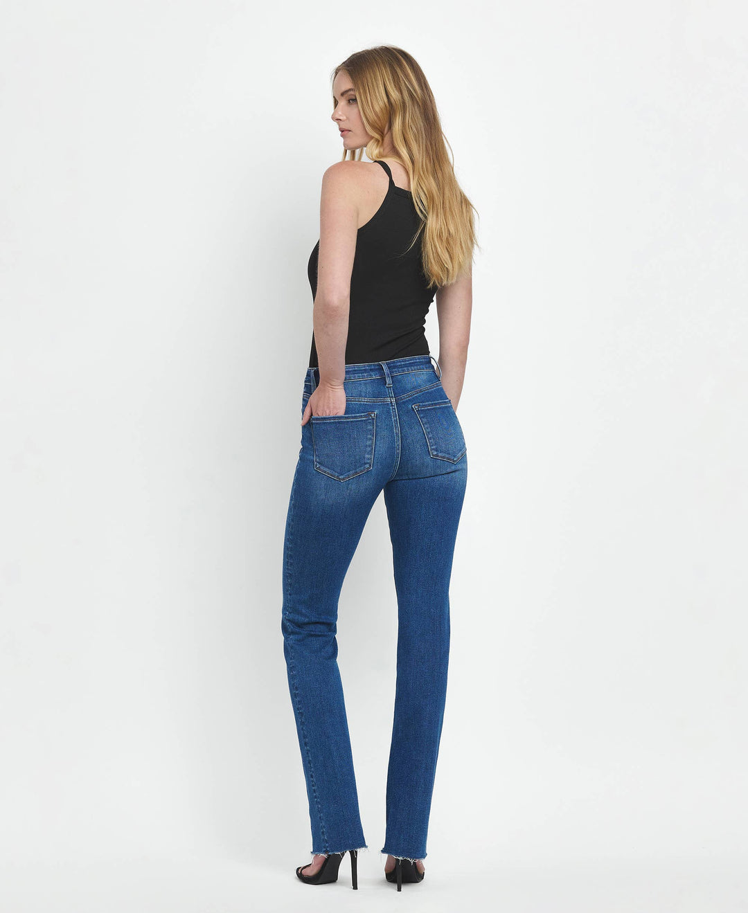 HIGH RISE SLIM BOOTCUT JEANS LV1480