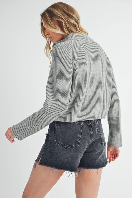 AEMI + CO - Debbie Half-Zip Sweater