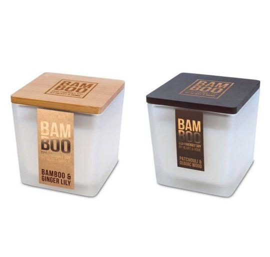 Bamboo & Ginger Lily + Patchouli & Guaiac - Small Candle Set