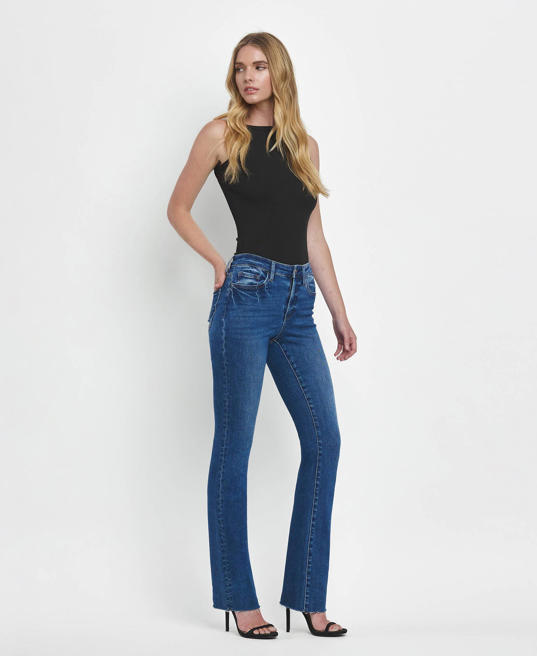 HIGH RISE SLIM BOOTCUT JEANS LV1480