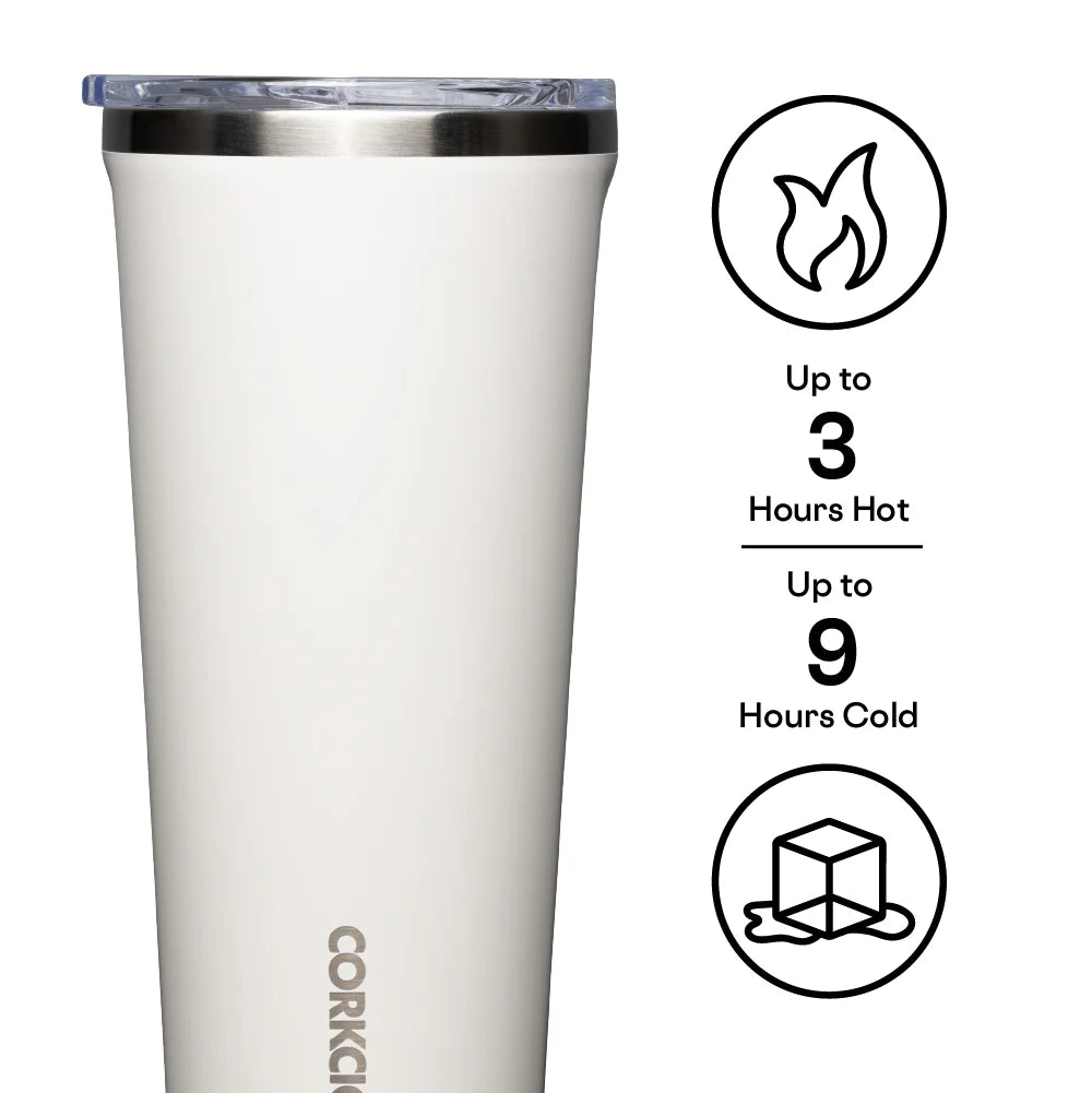 Classic Stainless Steel Tumbler - Oat Milk 24oz