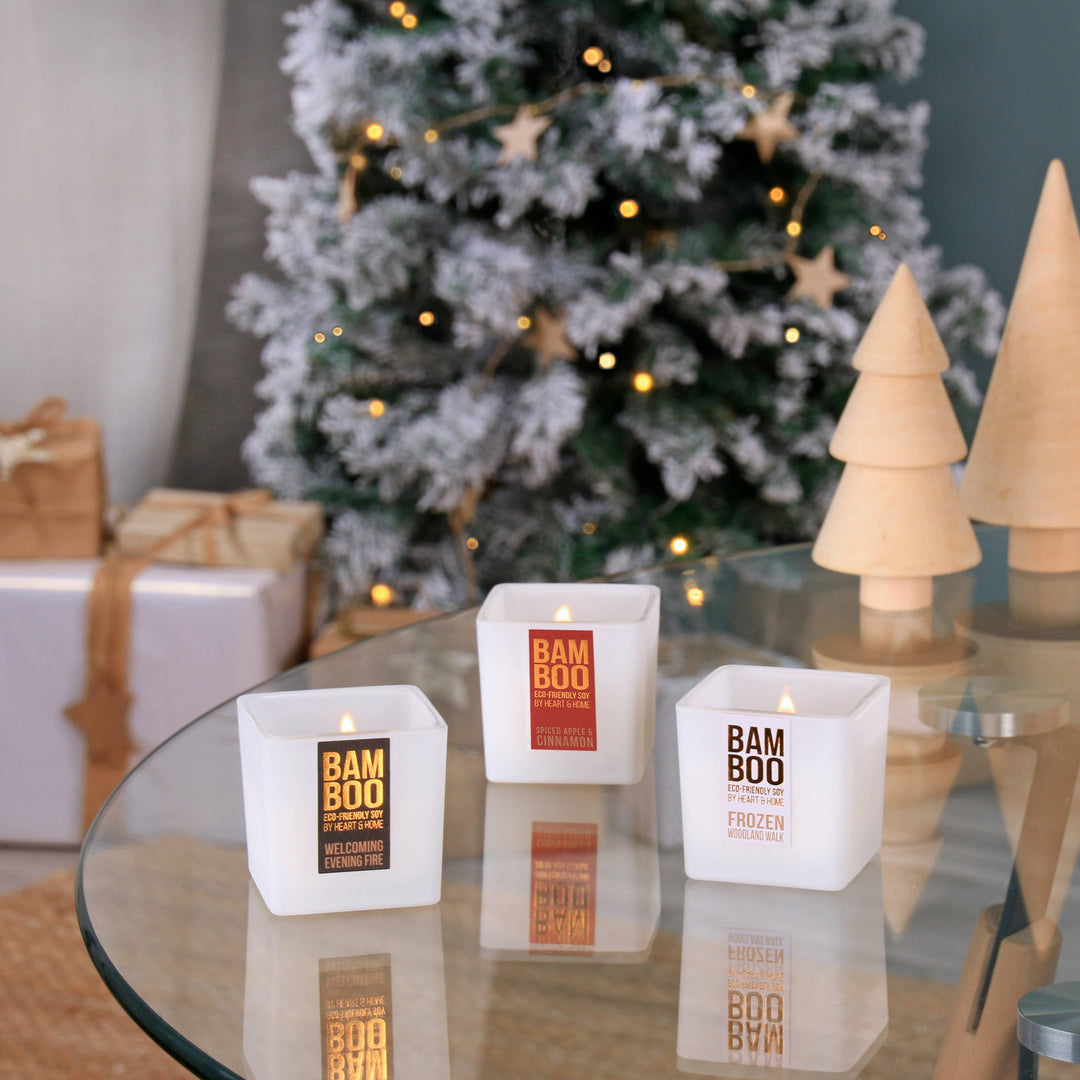 Spiced Apple + Woodland Walk + Wood Fire - Mini Candle Set