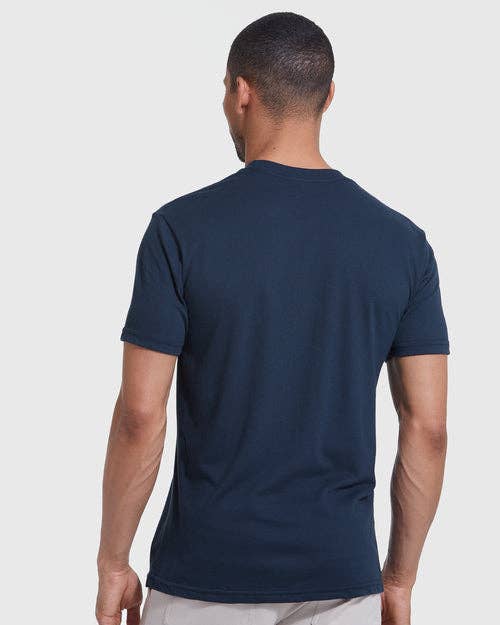 True Classic Premium Fitted Crew Neck T-Shirt - Navy