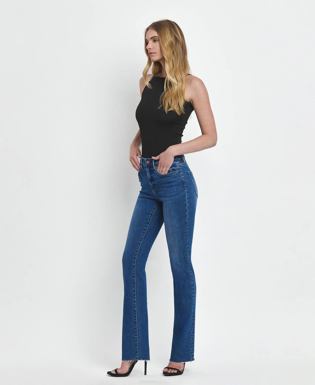 HIGH RISE SLIM BOOTCUT JEANS LV1480