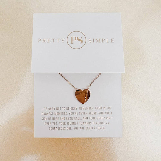 Pretty Simple - Sweet Heart Gift Necklace - WATERPROOF