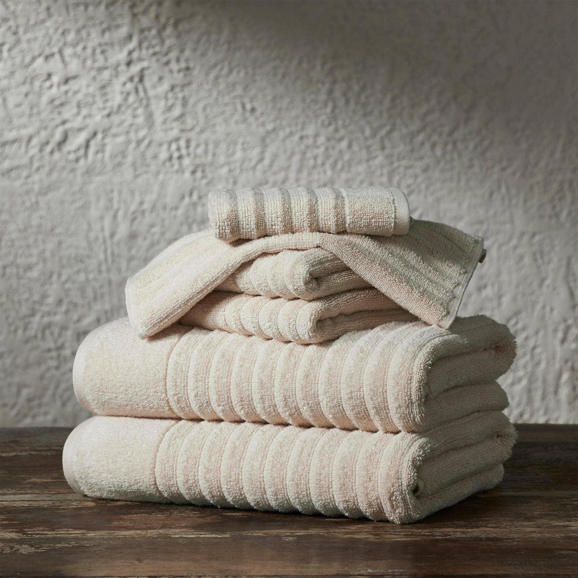 6 Piece Combed Cotton Bath Towels - Rust & Refined