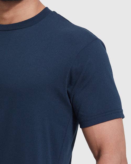 True Classic Premium Fitted Crew Neck T-Shirt - Navy