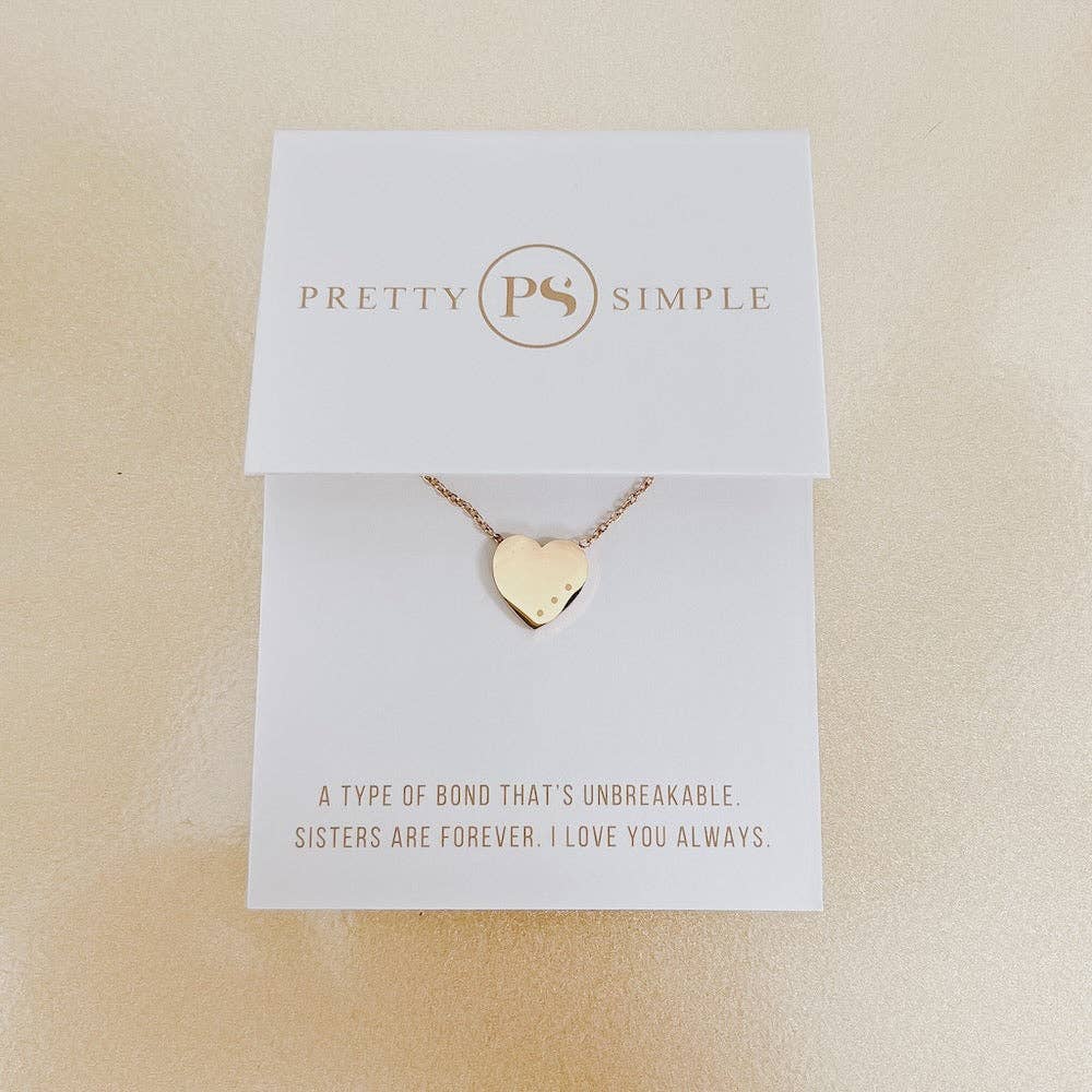 Pretty Simple - Sweet Heart Gift Necklace - WATERPROOF