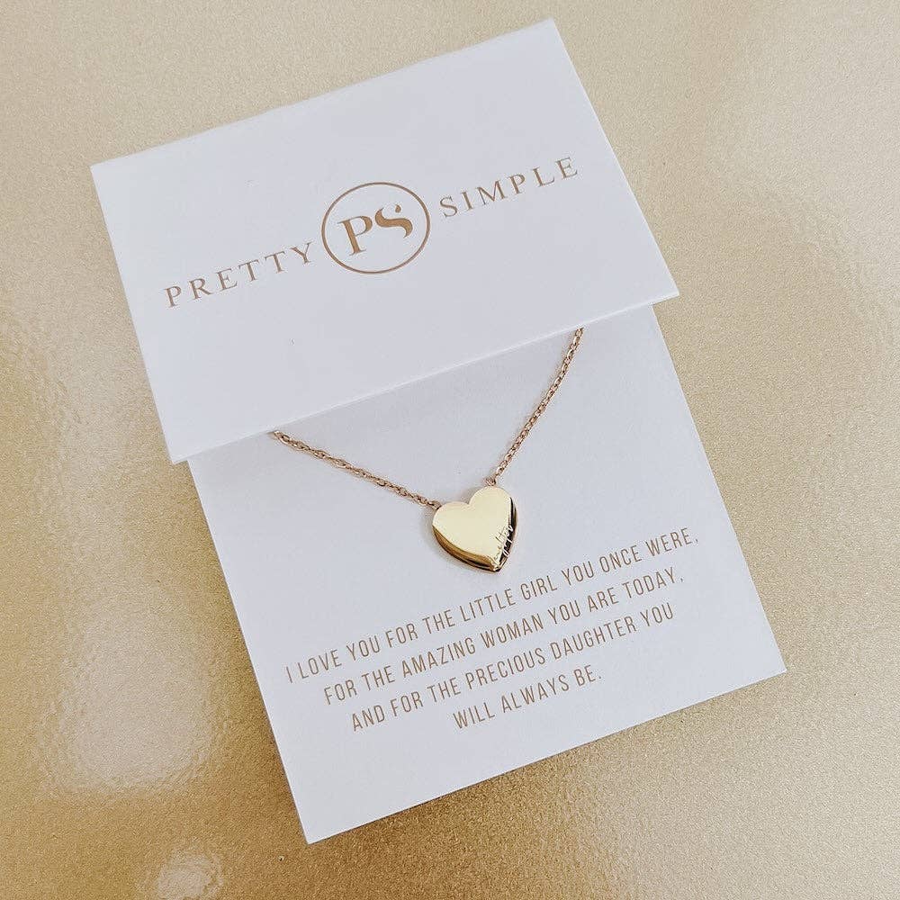 Pretty Simple - Sweet Heart Gift Necklace - WATERPROOF