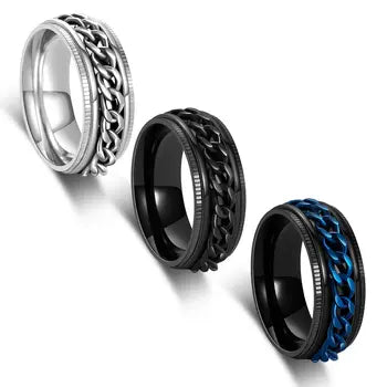 Stainless Steel Punk Fashion Ring