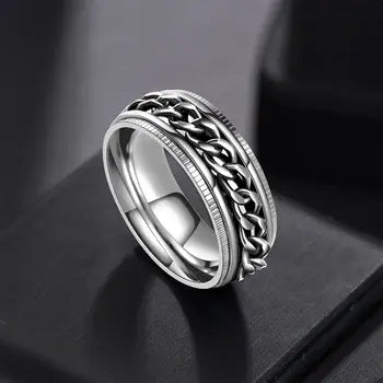 Stainless Steel Punk Fashion Ring