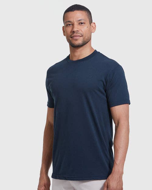 True Classic Premium Fitted Crew Neck T-Shirt - Navy