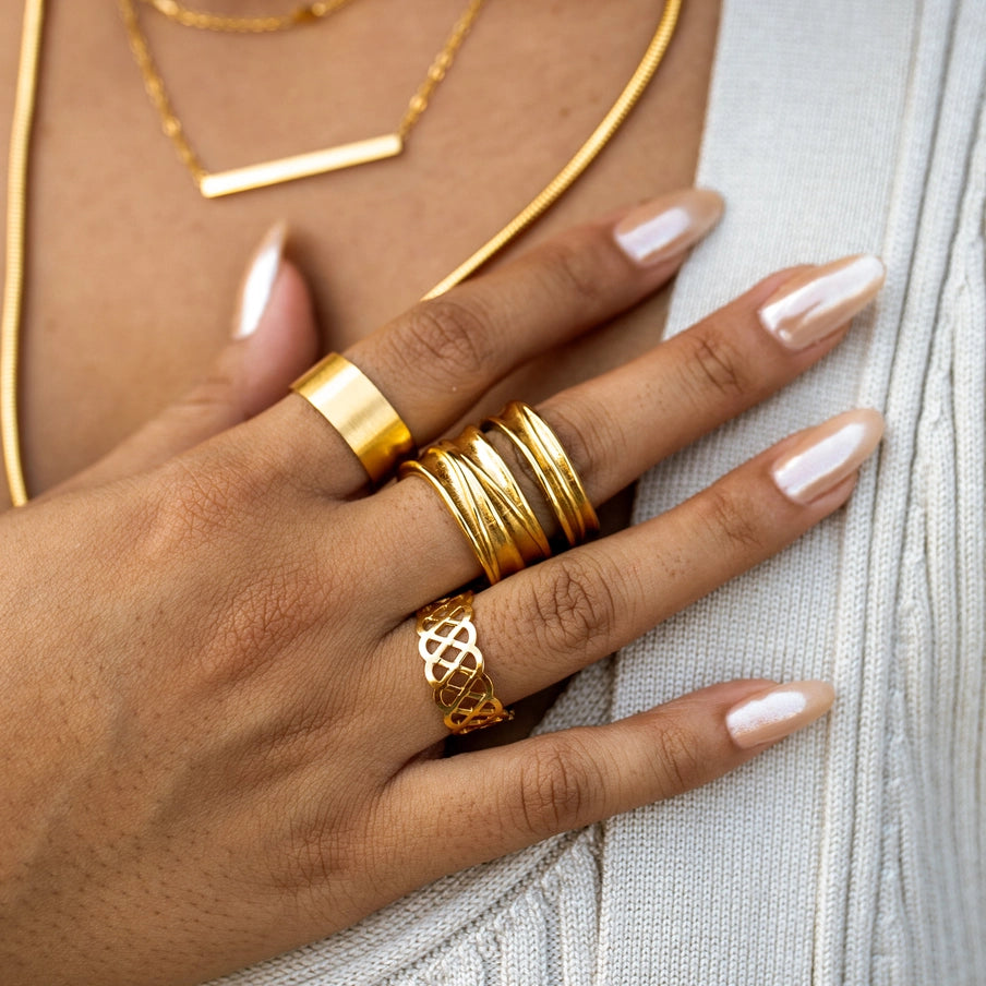 Terra Wrap Ring - Gold