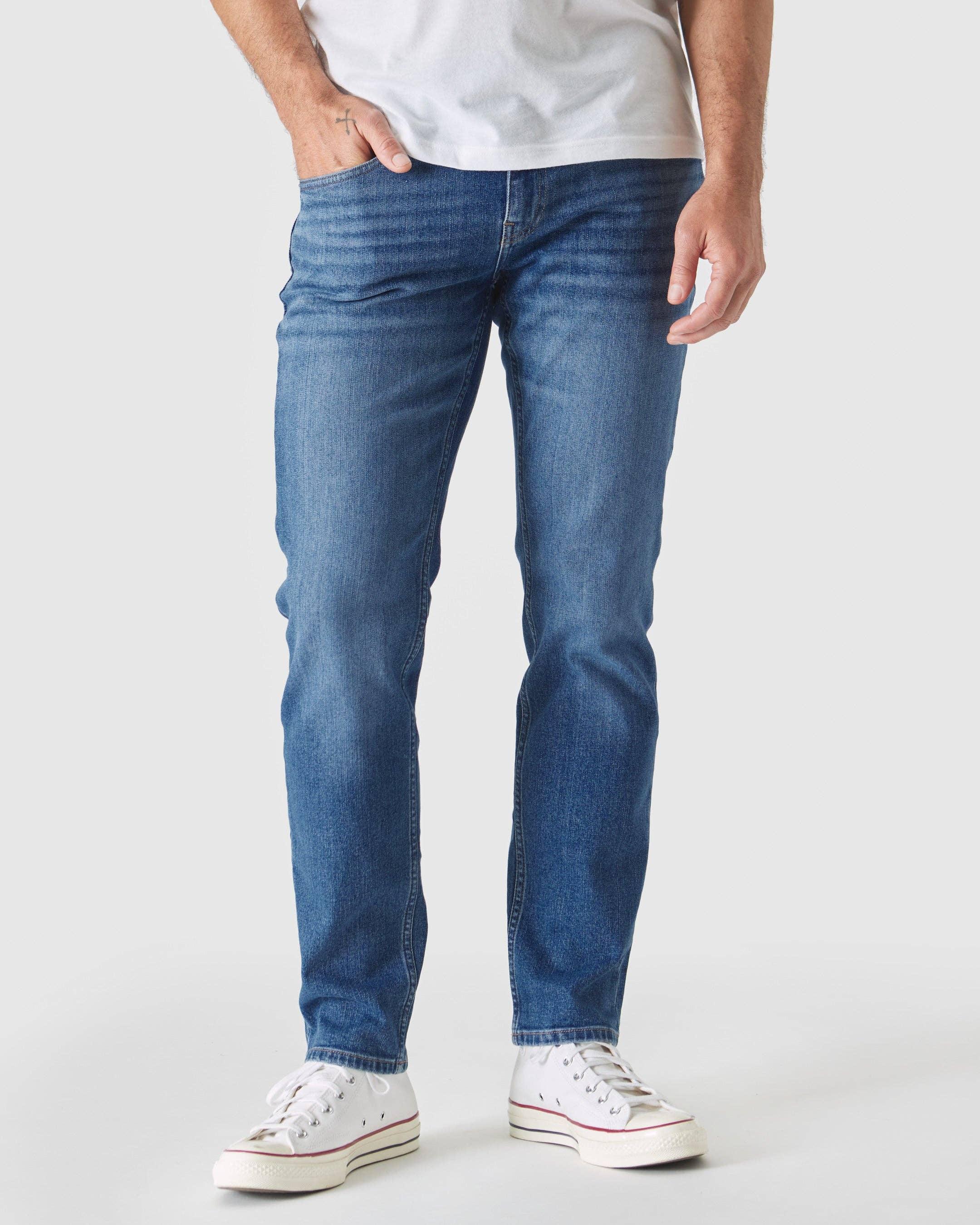 True Classic Comfort Slim Jeans - Rust & Refined