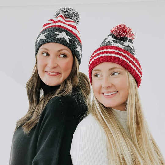 American Flag USA Beanie