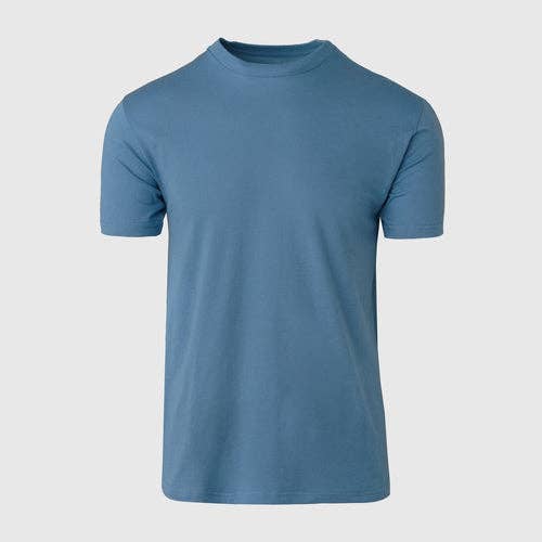 True Classic Premium Fitted Crew Neck T-Shirt - Indigo