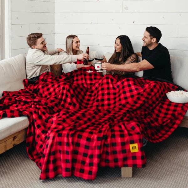 Big Blanket Co - Original Stretch™ Blanket: 10' x 10' - Rust & Refined