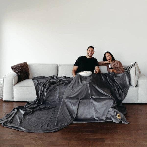 Big Blanket Co - Original Stretch™ Blanket: 10' x 10' - Rust & Refined