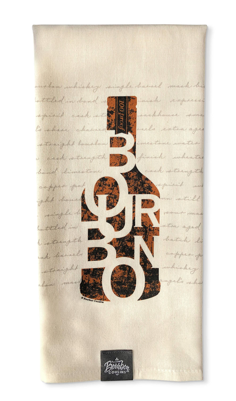 Bourbon Cousins - Bourbon in a Bottle - Bar Towel - Rust & Refined