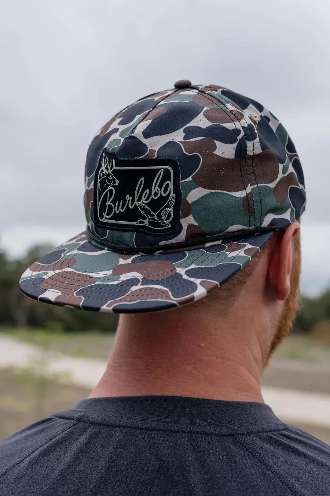 BURLEBO - Cap - Throwback Camo Patch - Rust & Refined