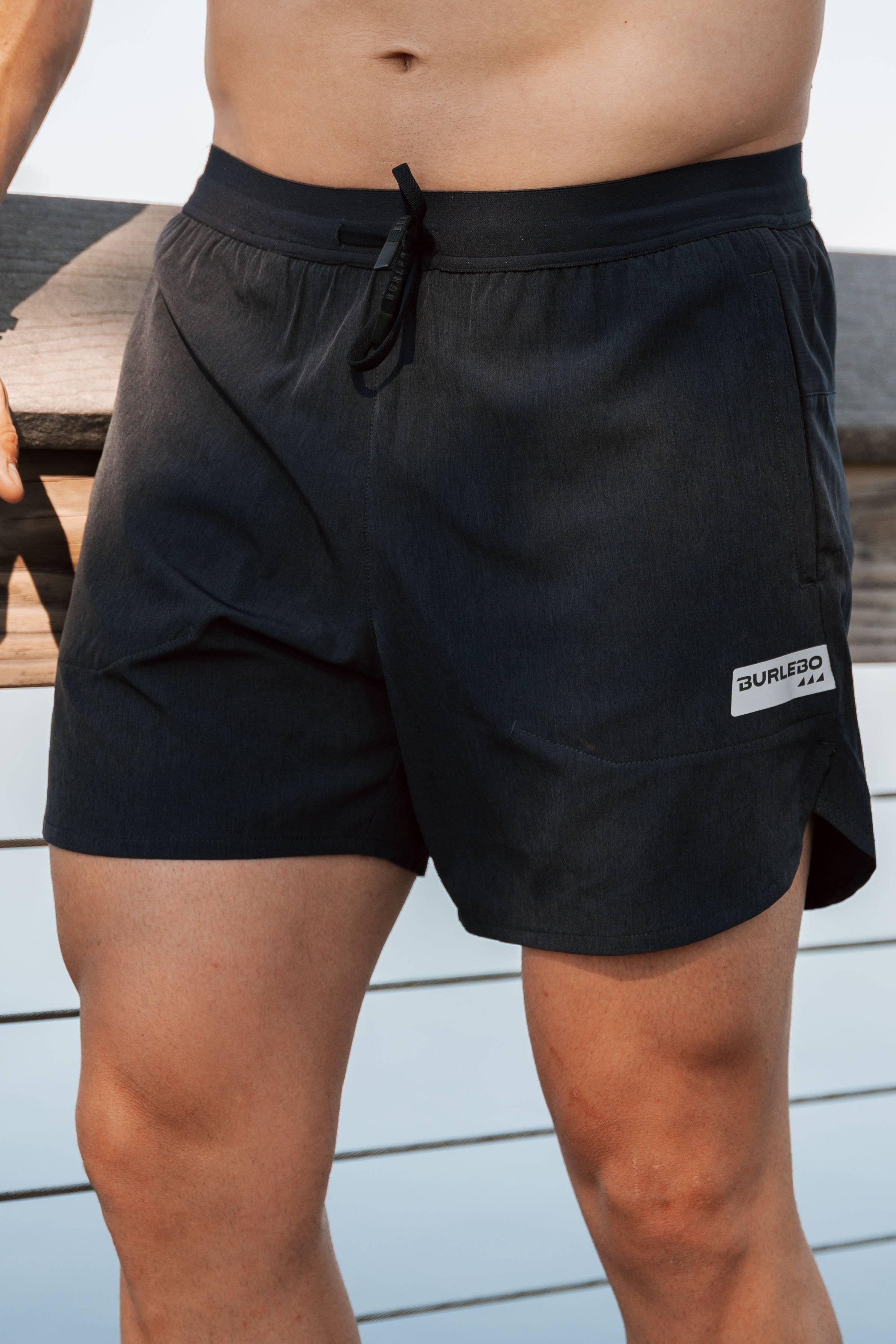 BURLEBO - Running Short - Black - Rust & Refined