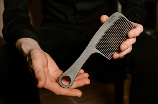 Chicago Comb Co. Model No. 14 Carbon Fiber Comb - Rust & Refined