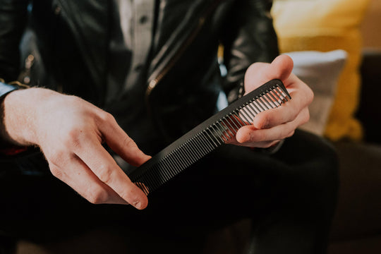 Chicago Comb Co. Model No. 6 Carbon Fiber Comb - Rust & Refined