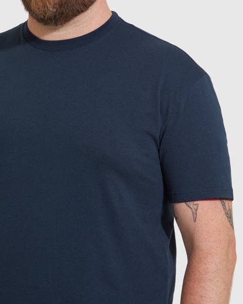 True Classic Premium Fitted Crew Neck T-Shirt - Navy