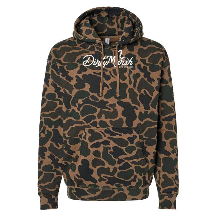 Dirty Marsh - Backshore Hoodie | Duck Camo - Rust & Refined