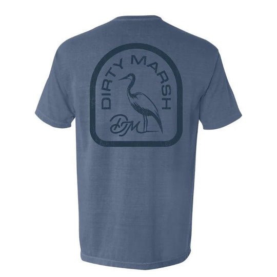 Dirty Marsh - Backshore Icon Tee | Blue Jean - Rust & Refined