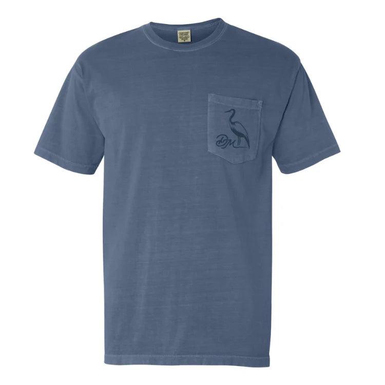 Dirty Marsh - Backshore Icon Tee | Blue Jean - Rust & Refined