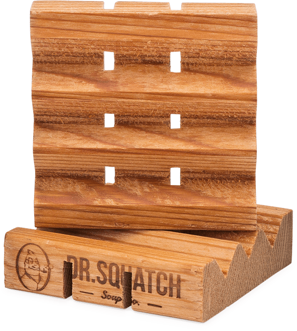 Dr. Squatch Wooden Soap Dish - Rust & Refined