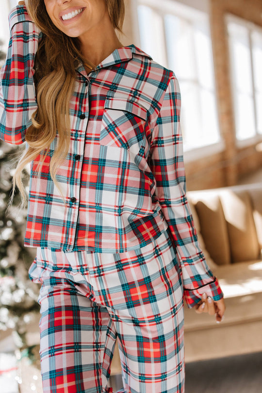 Buffalo Plaid Christmas Pajama Set | S-2XL