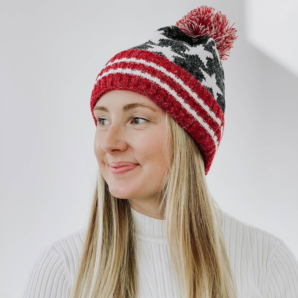 American Flag USA Beanie