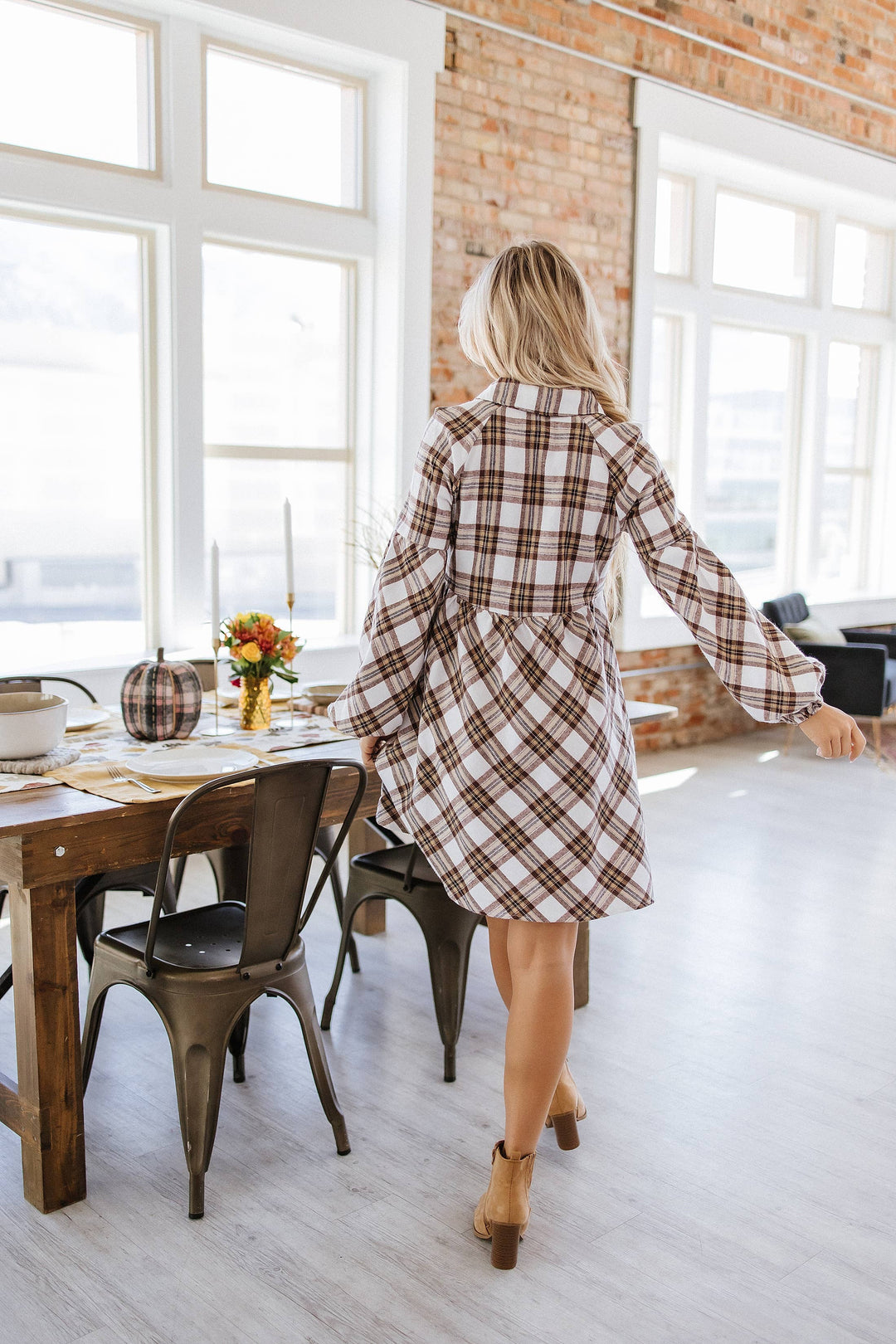 Bradley Plaid Shirt Dress