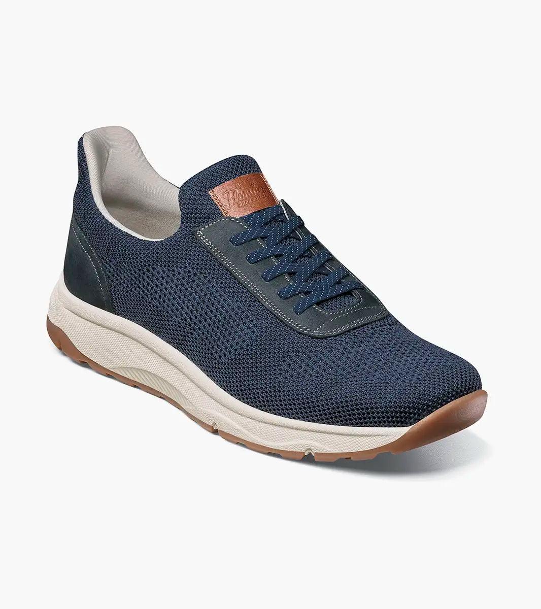 Florsheim - SATELLITE Knit Elastic Lace Slip On Sneaker - Rust & Refined