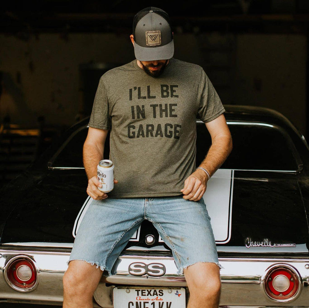 I'll be In the Garage Men's T-Shirt - Rust & Refined