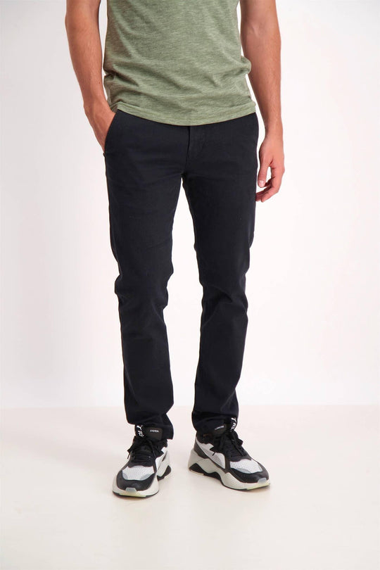 Lindbergh - SuperFlex Slim Fit Chino Pants - Rust & Refined