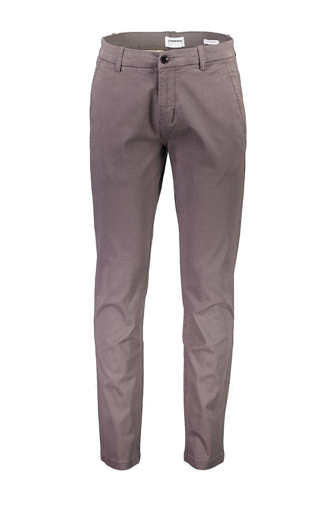 Lindbergh - SuperFlex Slim Fit Chino Pants - Rust & Refined