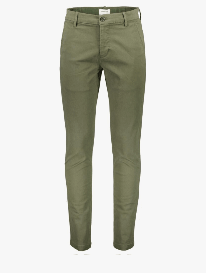 Lindbergh - SuperFlex Slim Fit Chino Pants - Rust & Refined