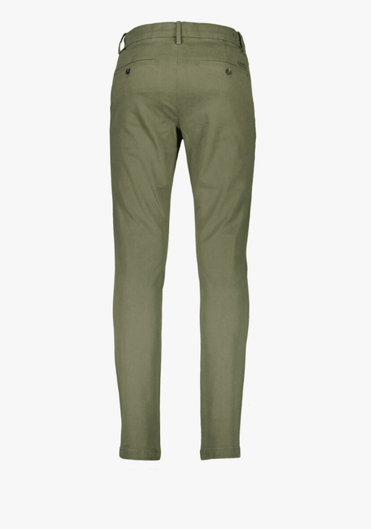 Lindbergh - SuperFlex Slim Fit Chino Pants - Rust & Refined