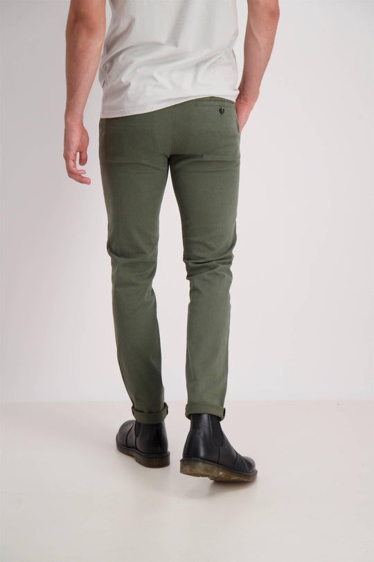 Lindbergh - SuperFlex Slim Fit Chino Pants - Rust & Refined