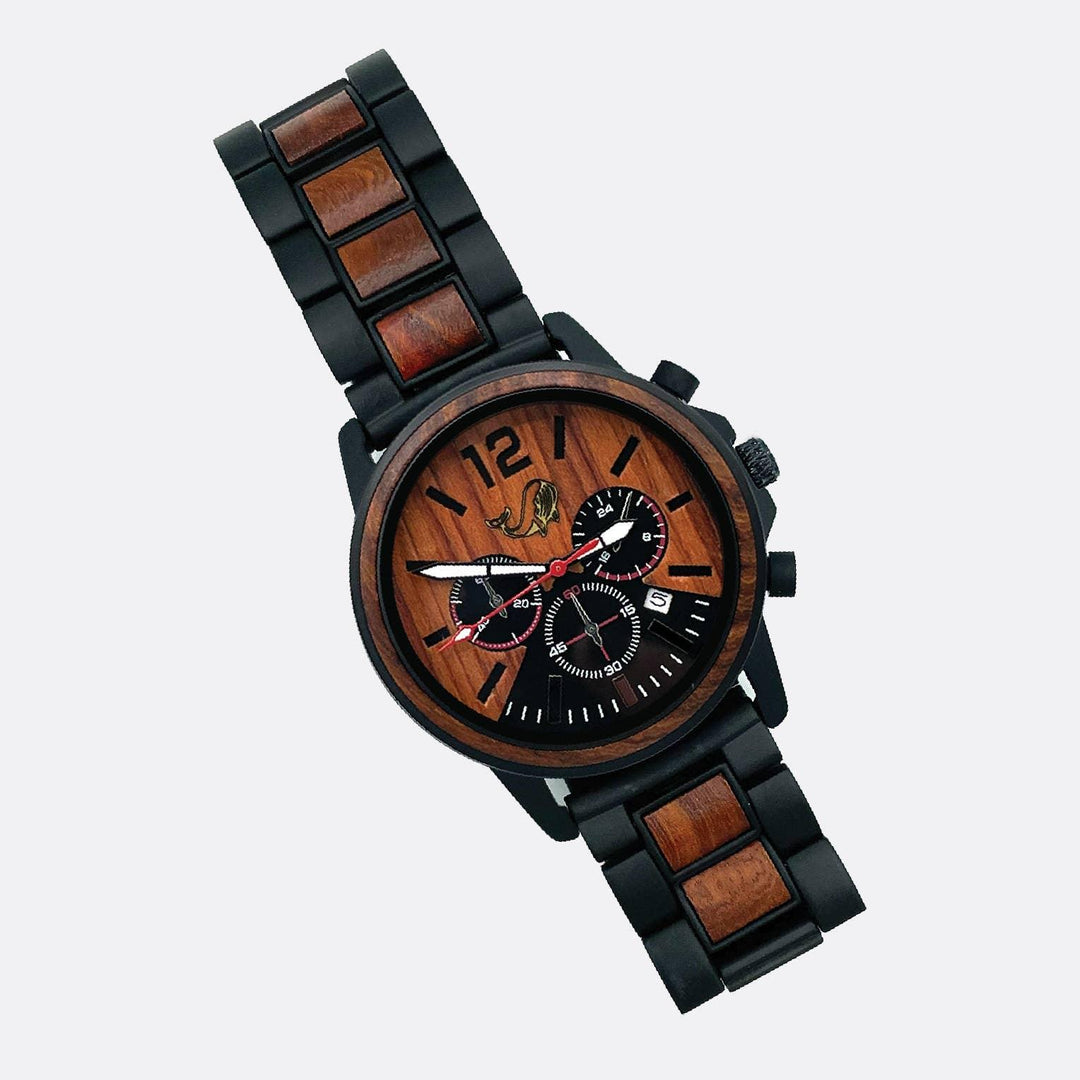 Oliver and the Sea - “Mainland” Wood Watch - Rust & Refined