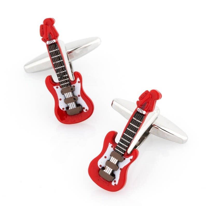 Stolen Riches - Electric Guitar Cufflinks - Rust & Refined