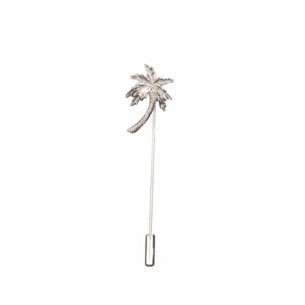 Stolen Riches - Palm Tree (Lapel Pin) - Rust & Refined