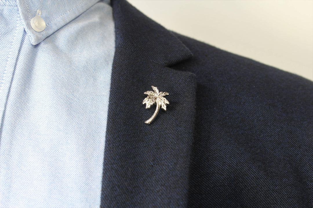 Stolen Riches - Palm Tree (Lapel Pin) - Rust & Refined