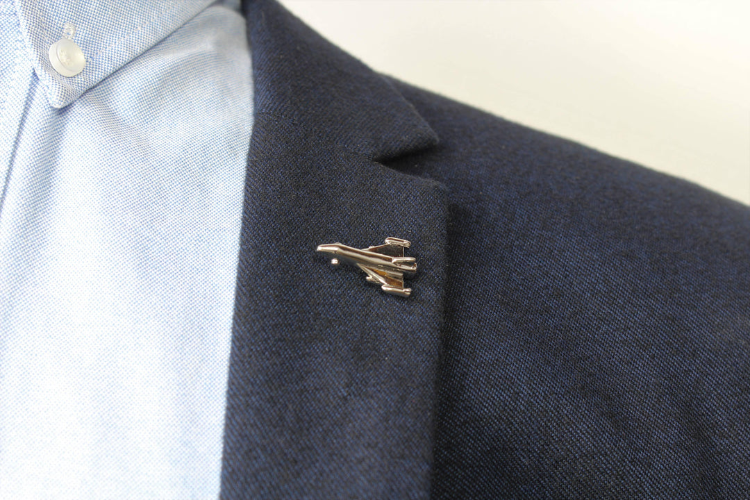 Stolen Riches - Plane (Lapel Pin) - Rust & Refined