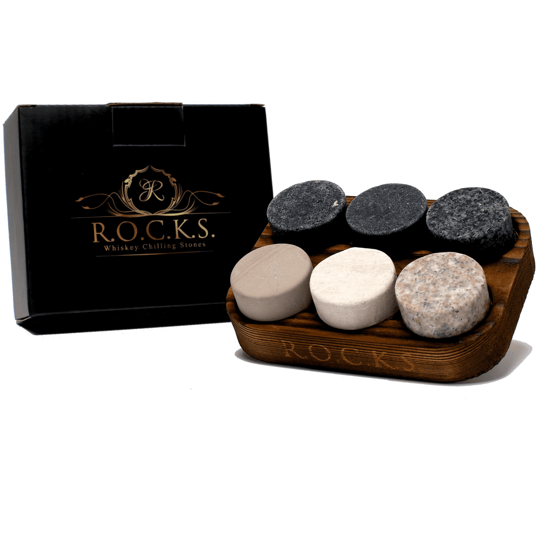 The Original Rocks Whiskey Chilling Stones - Rust & Refined