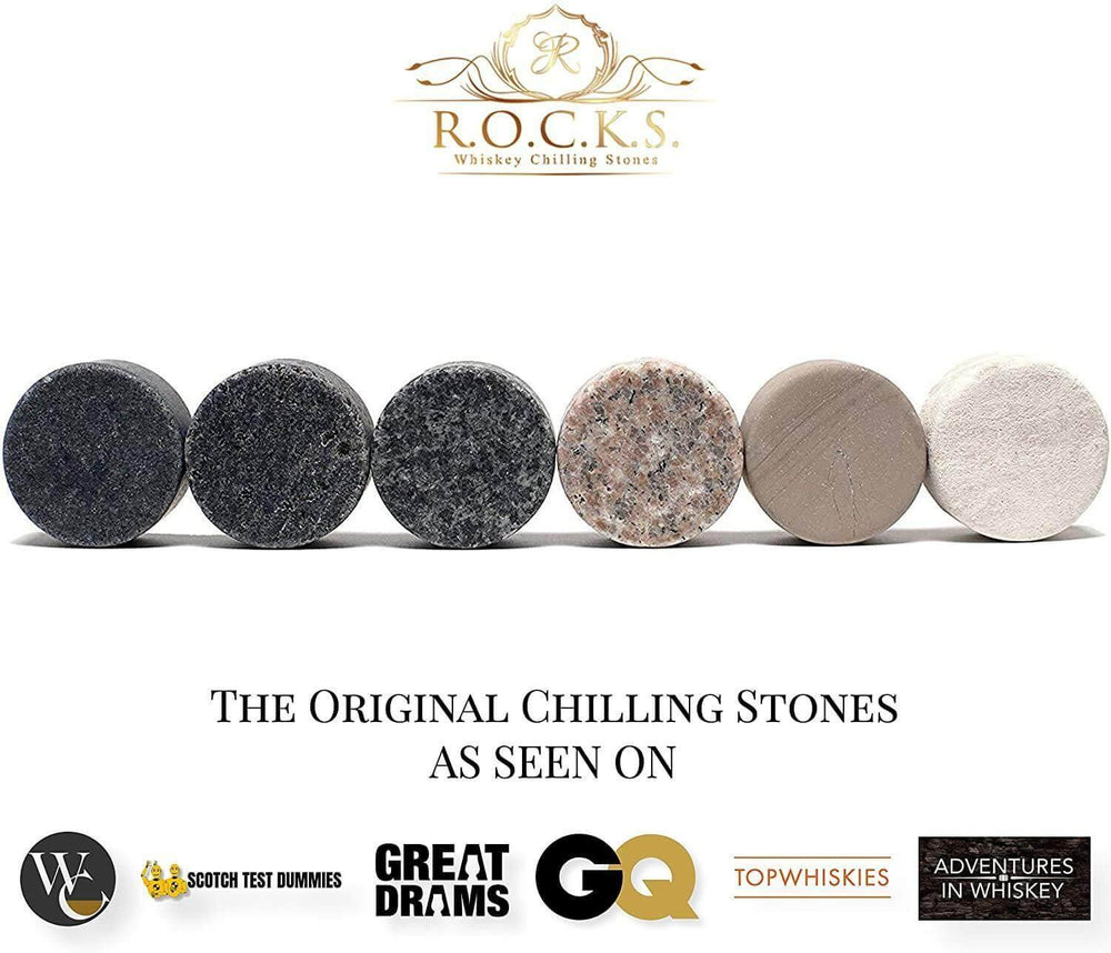 The Original Rocks Whiskey Chilling Stones - Rust & Refined